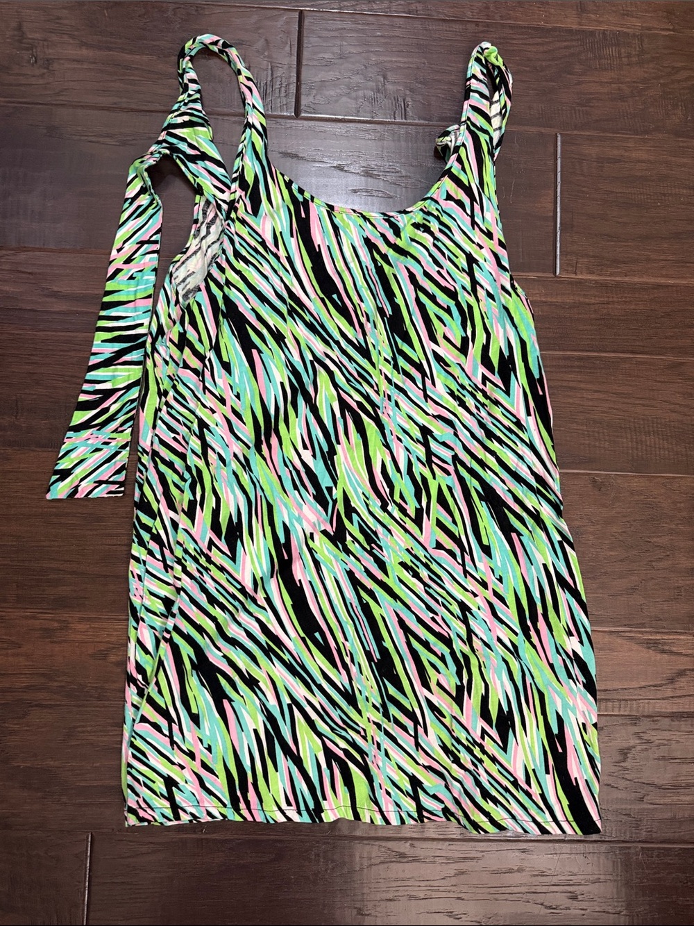 Swim Coverup Volcom Multicolor Zebra Stripe  - Black, Green, Pink, Blue